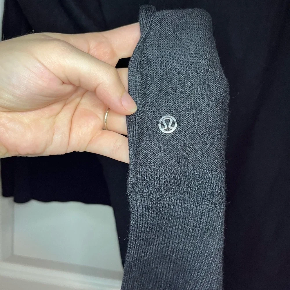 Lululemon Be At Ease Poncho in Black